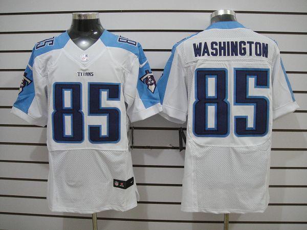 Nike Tennessee Titans #85 Washington White Elite Nike NFL Jerseys Cheap