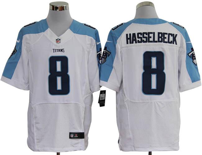 Nike Tennessee Titans 8# Matt Hasselbeck White Elite Nike NFL Jerseys Cheap