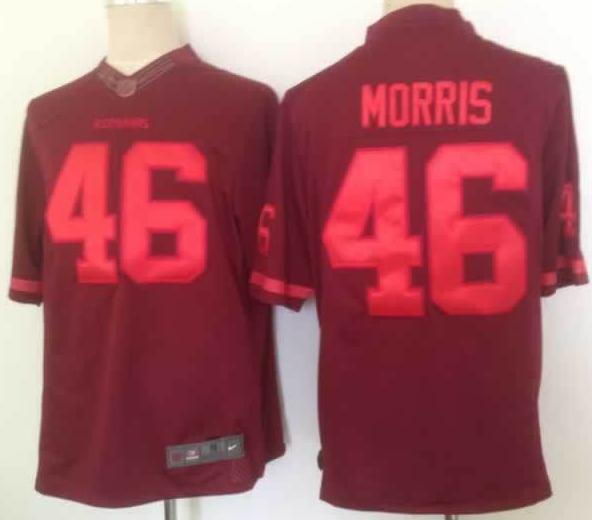 Nike Washington Redskins 46 Alfred Morris Red Drenched Limited NFL Jersey Cheap