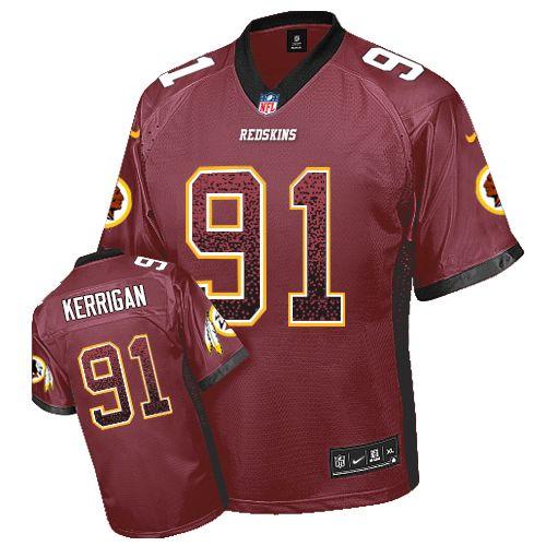 Nike Washington Redskins 91 Ryan Kerrigan Burgundy Red Drift Fashion Elite NFL Jerseys Cheap