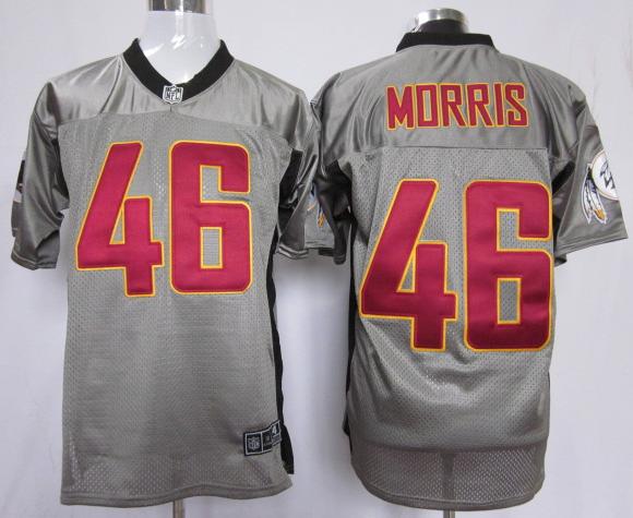 Nike Washington Redskins #46 Alfred Morris Grey Shadow NFL Jerseys Cheap