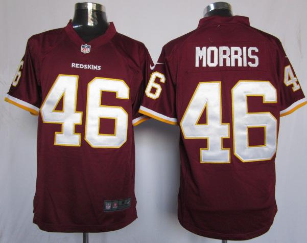 Nike Washington Redskins #46 Alfred Morris Red Game NFL Jerseys Cheap