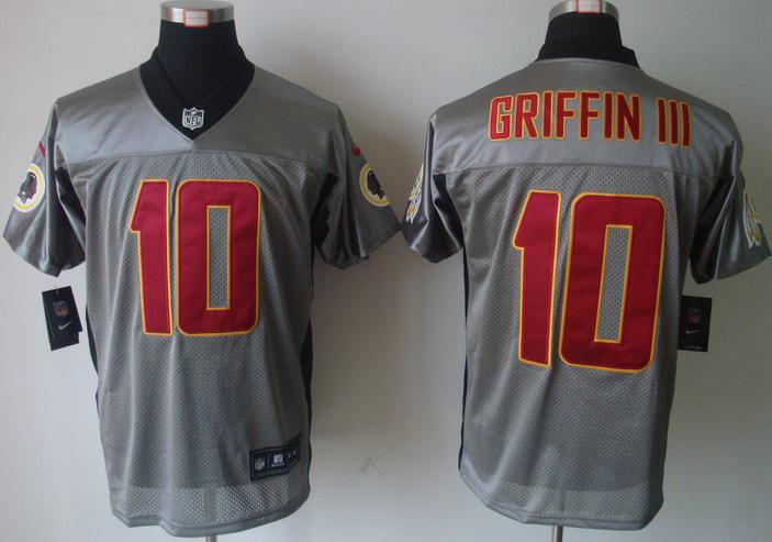 Nike Washington Redskins 10# Robert Griffin III Grey Shadow Nike NFL Jerseys Cheap