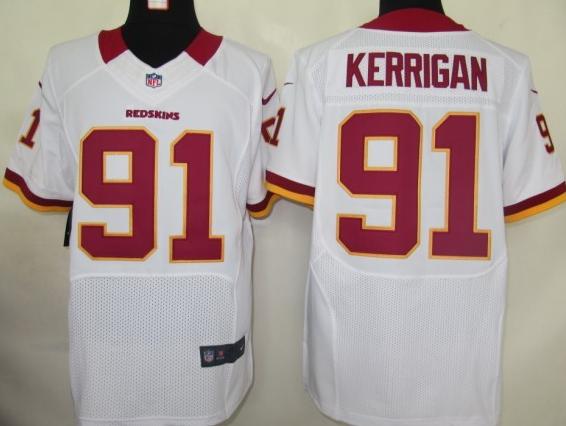Nike Washington Redskins 91# Ryan Kerrigan White Elite Nike NFL Jerseys Cheap