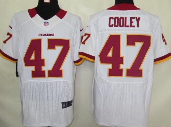 Nike Washington Redskins 47# Chris Cooley White Elite Nike NFL Jerseys Cheap