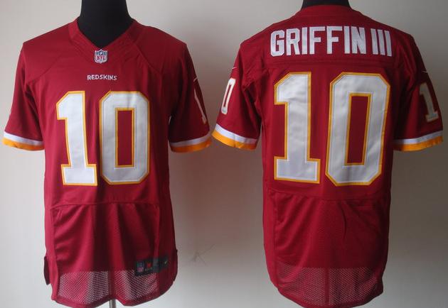 Nike Washington Redskins #10 Robert Griffin III Red Elite Nike NFL Jerseys Cheap