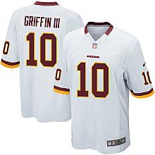 Nike Washington Redskins #10 Robert Griffin III White Nike NFL Jerseys Cheap