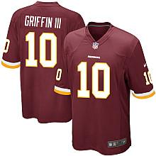 Nike Washington Redskins #10 Robert Griffin III Red Nike NFL Jerseys Cheap