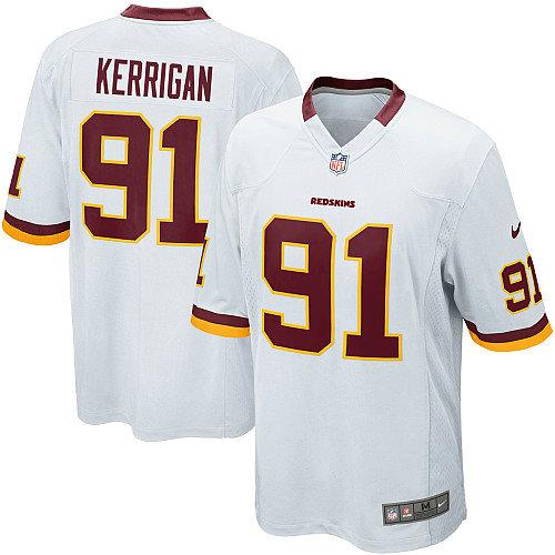 Nike Washington Redskins 91# Ryan Kerrigan White Nike NFL Jerseys Cheap