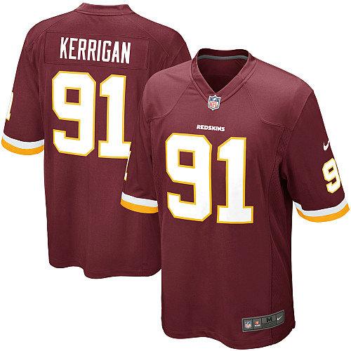 Nike Washington Redskins 91# Ryan Kerrigan Red Nike NFL Jerseys Cheap