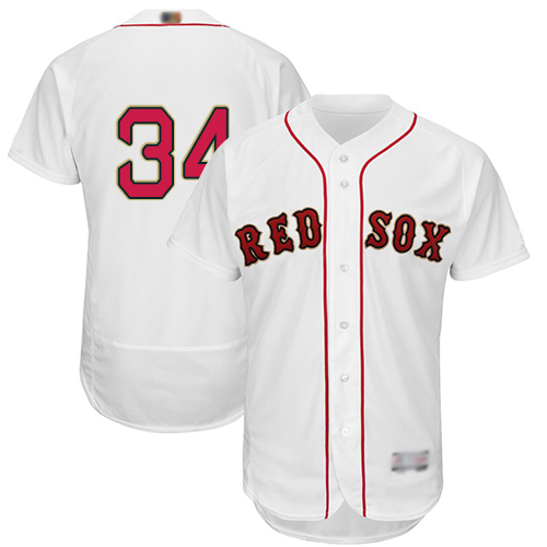 Red Sox #34 David Ortiz White FlexBase Authentic 2019 Gold Program Cool Base Stitched Baseball Jersey Red Sox #34 David Ortiz White FlexBase Authentic 2019 Gold Program Cool Base Stitched Baseball Jersey
