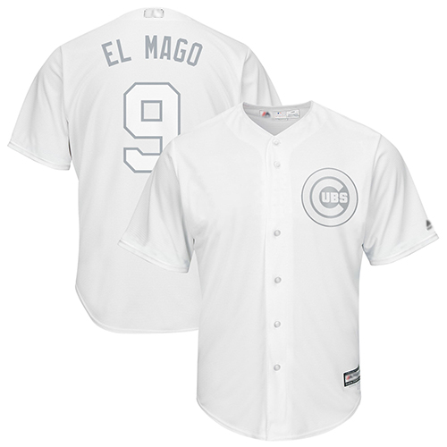 Cubs #9 Javier Baez White "El Mago" Players Weekend Cool Base Stitched Baseball Jersey