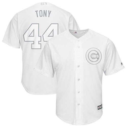 Cubs #44 Anthony Rizzo White "Tony" Players Weekend Cool Base Stitched Baseball Jersey