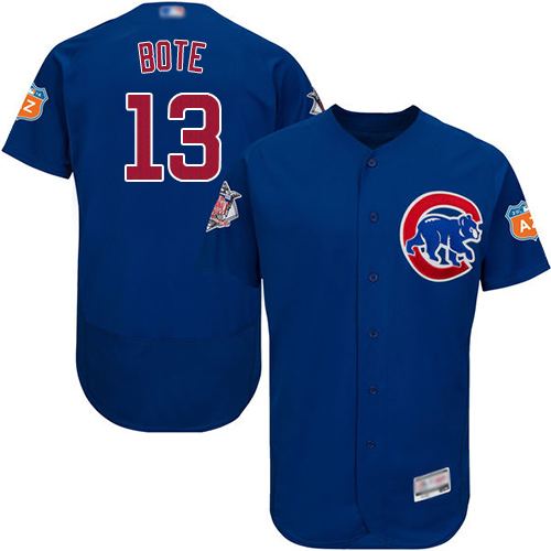 Cubs #13 David Bote Blue Flexbase Authentic Collection Stitched Baseball Jersey Cubs #13 David Bote Blue Flexbase Authentic Collection Stitched Baseball Jersey