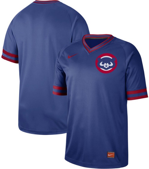 Cubs Blank Royal Authentic Cooperstown Collection Stitched Baseball Jersey