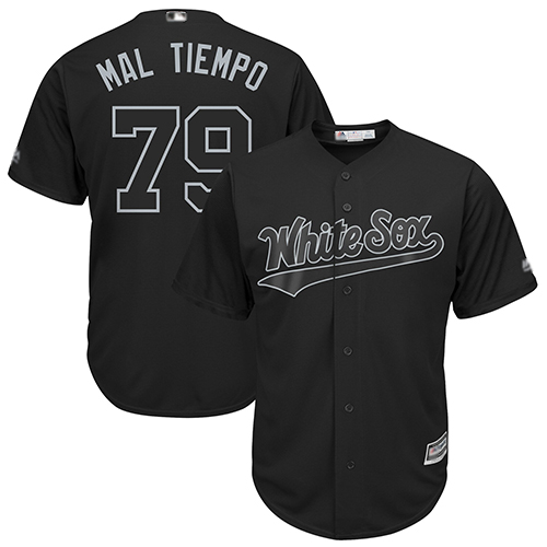 White Sox #79 Jose Abreu Black "Mal Tiempo" Players Weekend Cool Base Stitched Baseball Jersey White Sox #79 Jose Abreu Black "Mal Tiempo" Players Weekend Cool Base Stitched Baseball Jersey