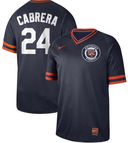 Nike Tigers #24 Miguel Cabrera Navy Authentic Cooperstown Collection Stitched Baseball Jersey Nike Tigers #24 Miguel Cabrera Navy Authentic Cooperstown Collection Stitched Baseball Jersey
