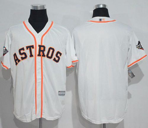 Astros Blank White New Cool Base 2019 World Series Bound Stitched Baseball Jersey Astros Blank White New Cool Base 2019 World Series Bound Stitched Baseball Jersey