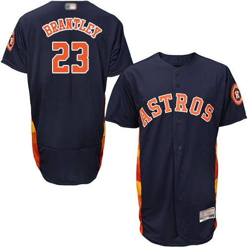 Astros #23 Michael Brantley Navy Blue Flexbase Authentic Collection Stitched Baseball Jersey
