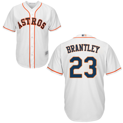 Astros #23 Michael Brantley White New Cool Base Stitched Baseball Jersey