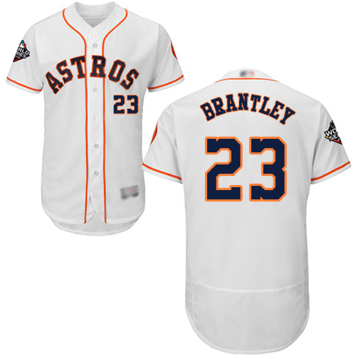 Astros #23 Michael Brantley White Flexbase Authentic Collection 2019 World Series Bound Stitched Baseball Jersey Astros #23 Michael Brantley White Flexbase Authentic Collection 2019 World Series Bound Stitched Baseball Jersey