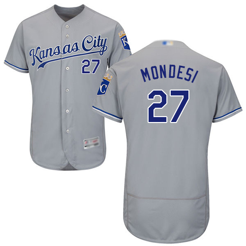 Royals #27 Raul Mondesi Grey Flexbase Authentic Collection Stitched Baseball Jersey