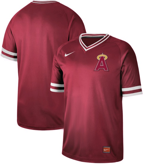 Nike Angels of Anaheim Blank Red Authentic Cooperstown Collection Stitched Baseball Jersey Nike Angels of Anaheim Blank Red Authentic Cooperstown Collection Stitched Baseball Jersey