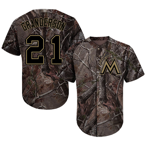 marlins #21 Curtis Granderson Camo Realtree Collection Cool Base Stitched Baseball Jersey marlins #21 Curtis Granderson Camo Realtree Collection Cool Base Stitched Baseball Jersey