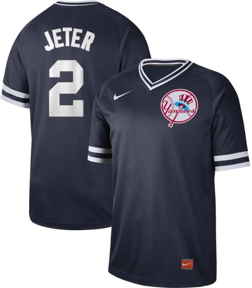 Yankees #2 Derek Jeter Navy Authentic Cooperstown Collection Stitched Baseball Jersey Yankees #2 Derek Jeter Navy Authentic Cooperstown Collection Stitched Baseball Jersey