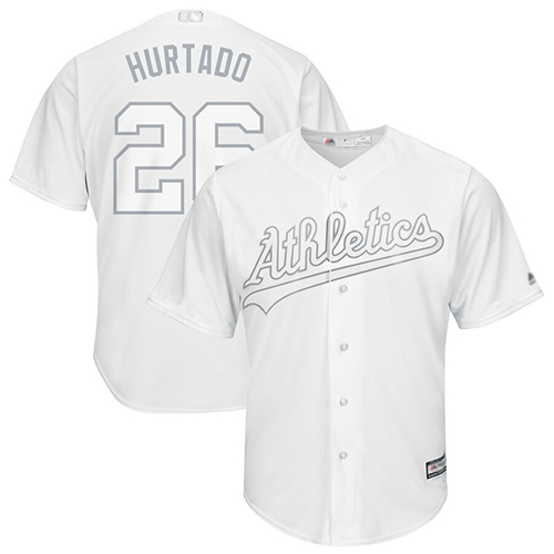 Athletics #26 Matt Chapman White "Hurtado" Players Weekend Cool Base Stitched Baseball Jersey