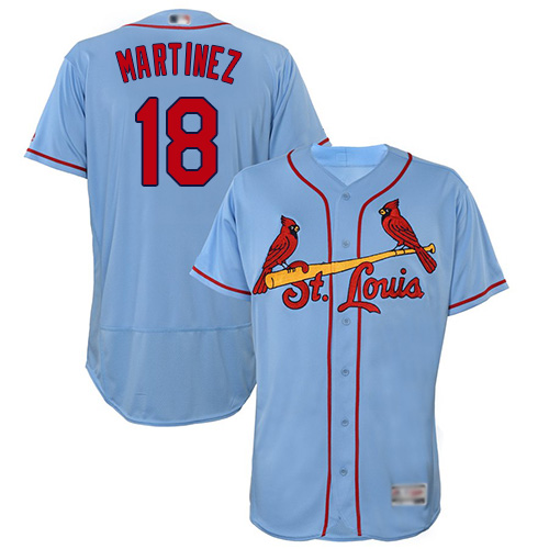 Cardinals #18 Carlos Martinez Light Blue Flexbase Authentic Collection Stitched Baseball Jersey