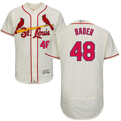 Cardinals #48 Harrison Bader Cream Flexbase Authentic Collection Stitched Baseball Jersey