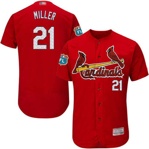 Cardinals #21 Andrew Miller Red Flexbase Authentic Collection Stitched Baseball Jersey