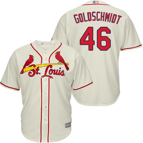 Cardinals #46 Paul Goldschmidt Cream New Cool Base Stitched Baseball Jersey