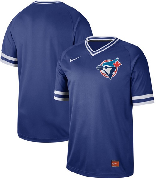 Nike Blue Jays Blank Royal Authentic Cooperstown Collection Stitched Baseball Jersey