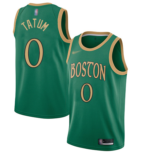 Celtics #0 Jayson Tatum Green Basketball Swingman City Edition 2019/20 Jersey