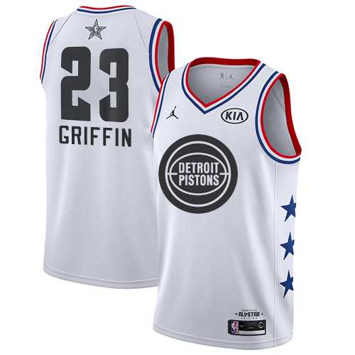 Nike Pistons #23 Blake Griffin White NBA Jordan Swingman 2019 All-Star Game Jersey