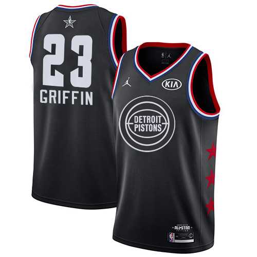 Nike Pistons #23 Blake Griffin Black NBA Jordan Swingman 2019 All-Star Game Jersey