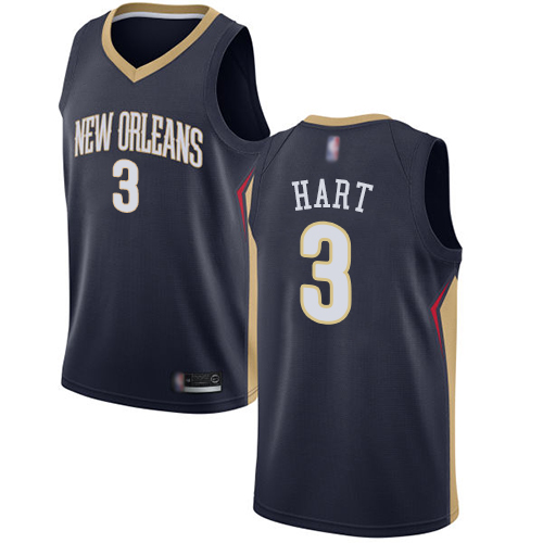 Pelicans #3 Josh Hart Navy Basketball Swingman Icon Edition Jersey Pelicans #3 Josh Hart Navy Basketball Swingman Icon Edition Jersey