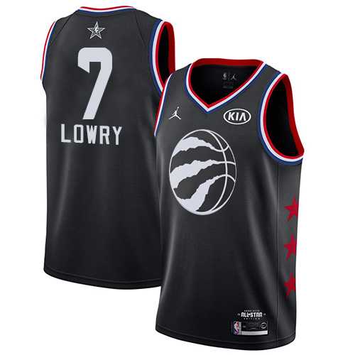 Nike Raptors #7 Kyle Lowry Black NBA Jordan Swingman 2019 All-Star Game Jersey