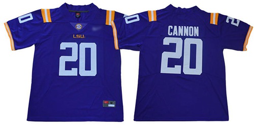 LSU Tigers #20 Billy Cannon Purple Limited Stitched College Jersey