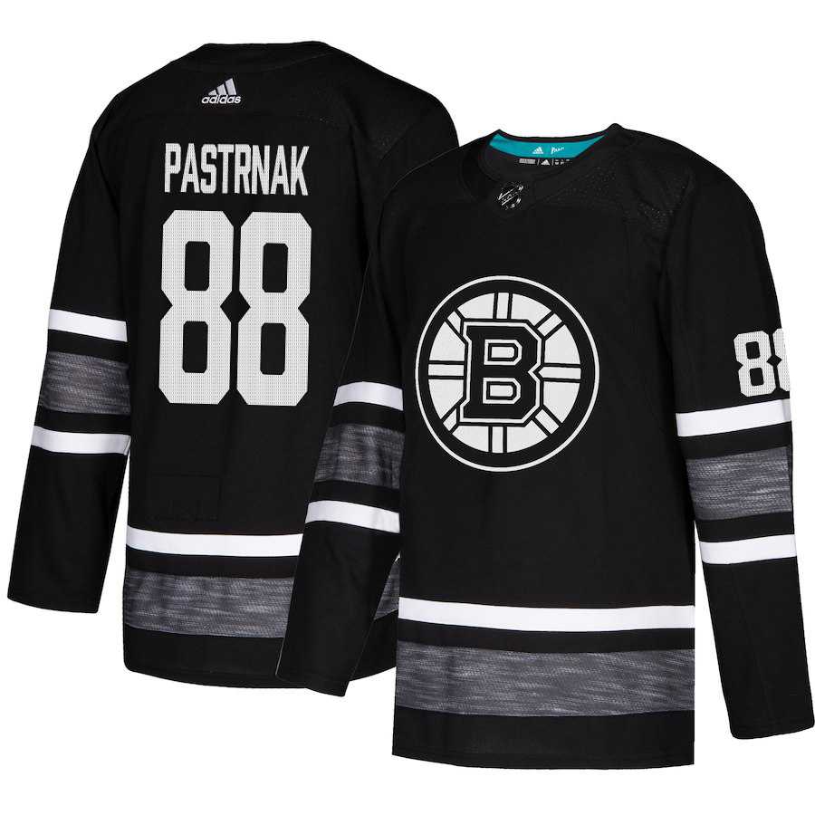 Adidas Bruins #88 David Pastrnak Black Authentic 2019 All-Star Stitched NHL Jersey