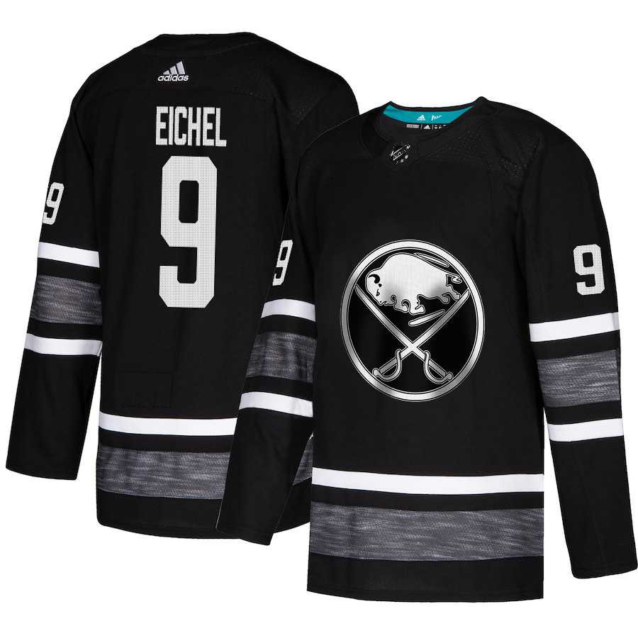 Adidas Sabres #9 Jack Eichel Black Authentic 2019 All-Star Stitched NHL Jersey