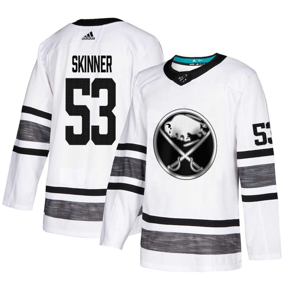 Adidas Sabres #53 Jeff Skinner White Authentic 2019 All-Star Stitched NHL Jersey