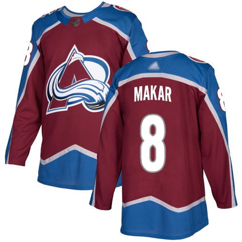 Avalanche #8 Cale Makar Burgundy Home Authentic Stitched Hockey Jersey Avalanche #8 Cale Makar Burgundy Home Authentic Stitched Hockey Jersey