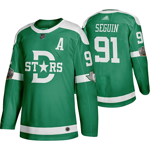 Stars #91 Tyler Seguin Green Authentic 2020 Winter Classic Stitched Hockey Jersey