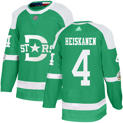 Stars #4 Miro Heiskanen Green Authentic 2020 Winter Classic Stitched Hockey Jersey