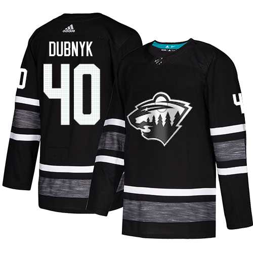 Adidas Wild #40 Devan Dubnyk Black Authentic 2019 All-Star Stitched NHL Jersey