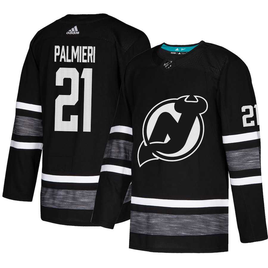 Adidas Devils #21 Kyle Palmieri Black Authentic 2019 All-Star Stitched NHL Jersey