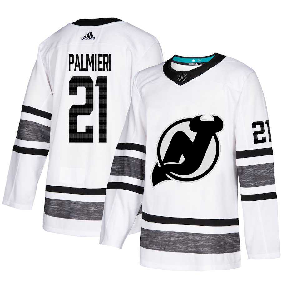 Adidas Devils #21 Kyle Palmieri White Authentic 2019 All-Star Stitched NHL Jersey